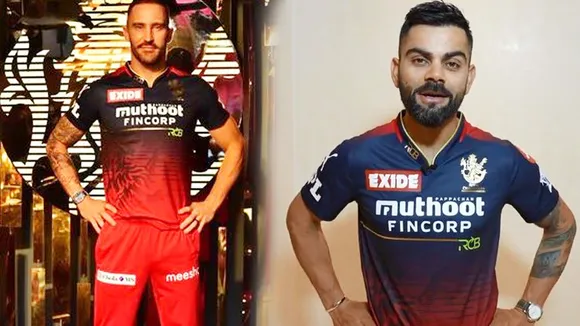 Faf Du Plesis Virat Kohli New Jersey