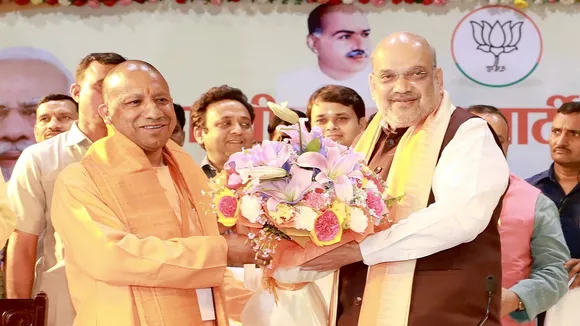 Yodi Adityanath and Amit Shah