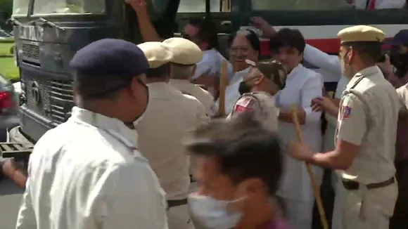 Congress March Detained