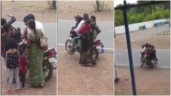 7 Seater Bike Viral Video