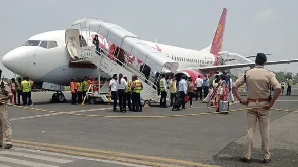 Spicejet Plan Landing