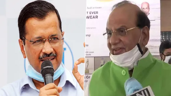 Arvind Kejriwal and vk saxena