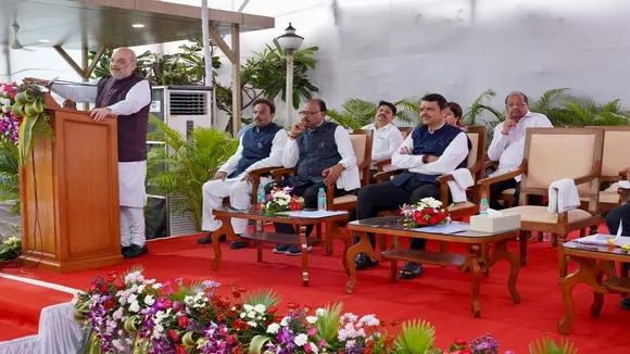 Union Home Minister Amit Shah holds a meeting with BJP leaders  MPs   MLAs in Mumbai