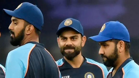 Rohit Sharma KL Rahul Virat Kohli