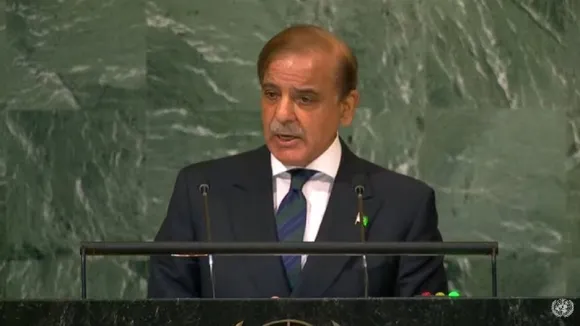 Pakistan PM Shehbaz Sharif at UNGA