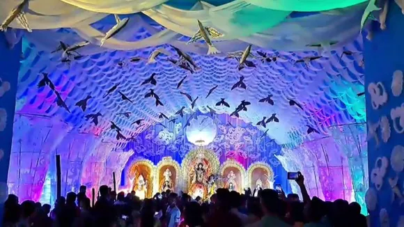 durga pooja pandal