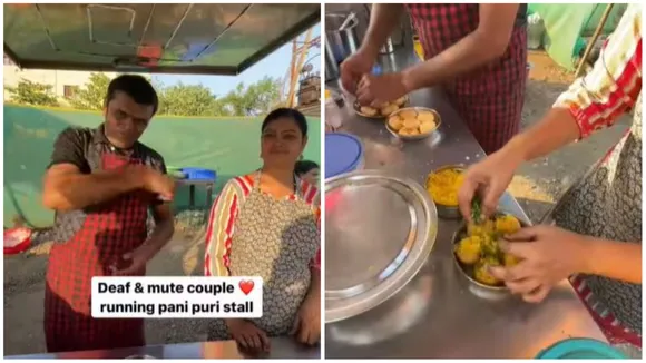 Deaf And Mute Couple Selling Gollgappe