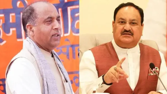 JP Nadda and Jairam Thakur