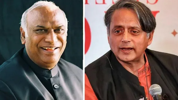 Kharge vs Tharoor