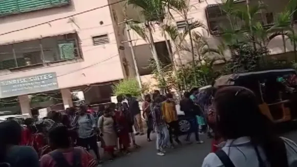 30 students hospitalised after gas leak at Kasturba Gandhi College