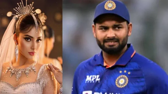 Urvashi Rautela and Rishabh Pant