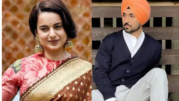 Kangana Ranaut and diljit dosanjh