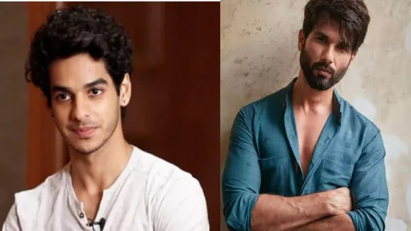 Ishaan Khatter and Shahid kapoor