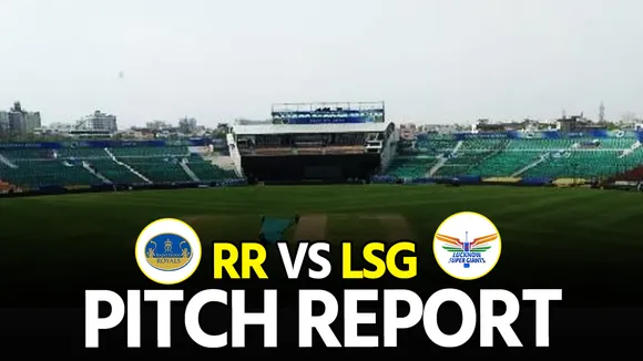 RR vs LSG Pitch Report