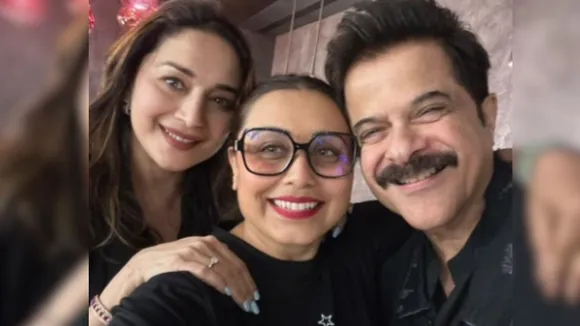 anil kapoor, rani mukherjee and madhuri dixit