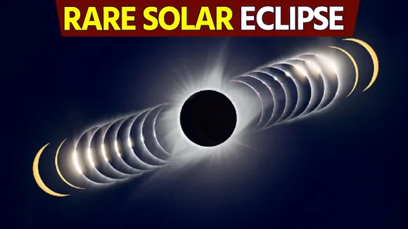 Hybrid Solar Eclipse