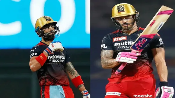 Virat Kohli and Faf Du Plesis