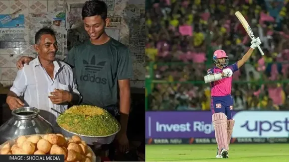 ipl 2023 yashasvi jaiswal century wankhede where outside he panipuri