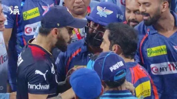 ipl 2023 lsg vs rcb virat kohli gautam gambhir fight reason siraj