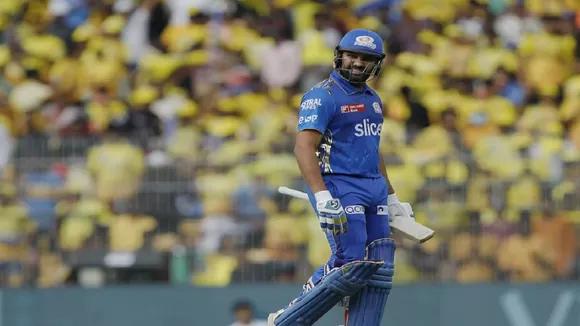 Rohit Sharma managed a three ball duck vs CSK