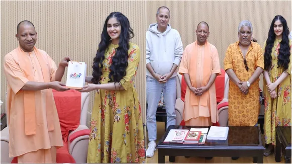 The Kerala Story Team With CM Yogi Adityanath