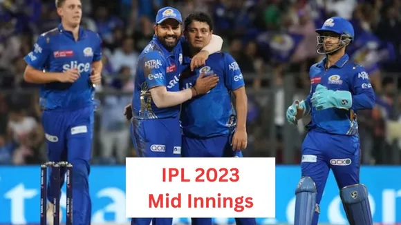 ipl 2023 mi vs lsg mid innings update in hindi