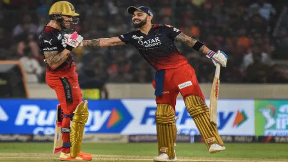 virat kohli remember ab de villiers after 172 partnership with faf du