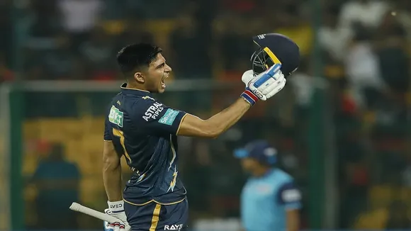 Shubman Gill finished the game with a maximum