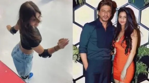 Shahrukh khan and Suhana khan