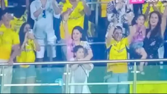 after chennai super kings win sakshi dhoni ziva video goes viral