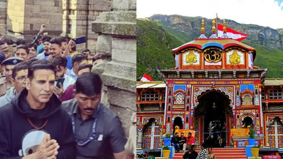 Akshay kumar visit badrinath