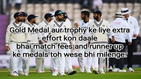 team india loss test championship by 209 runs fan start trolling virat