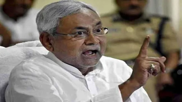 nitish kumar angry