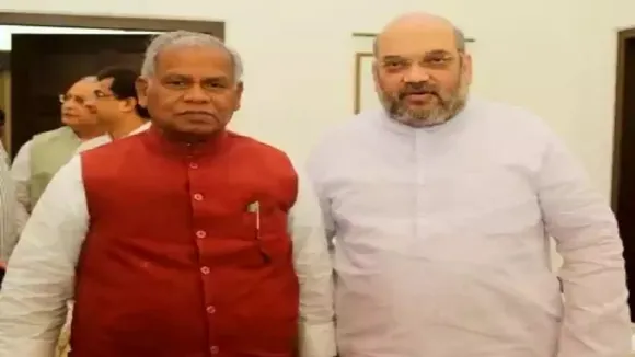 Jitanram manjhi and amit shah