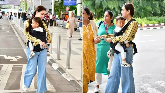 Dia Mirza With Son