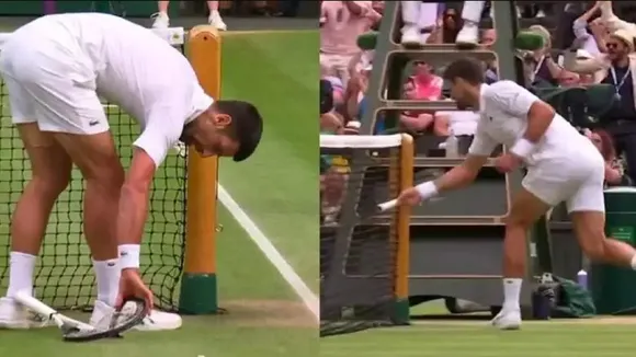 novak djokovic break racket video goes viral