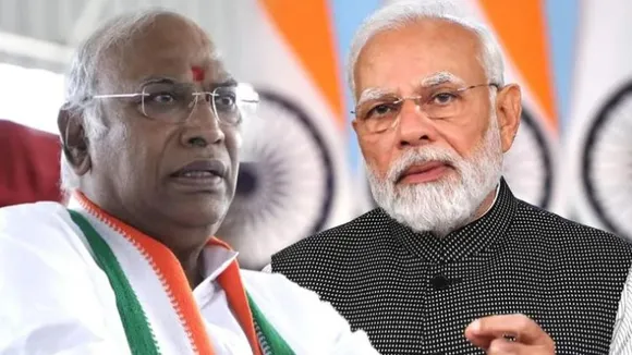 Mallikarjun Kharge and PM Modi