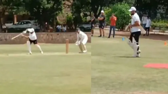 rishabh pant is playing cricket very first time after accident