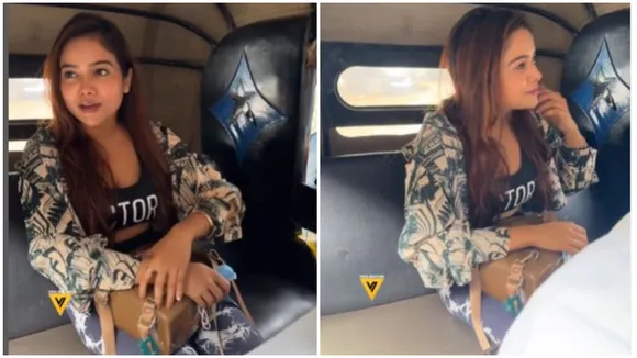 Manisha Rani spotted in auto rickshaw