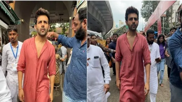 Kartik Aryan celebrates ganesh chaturthi