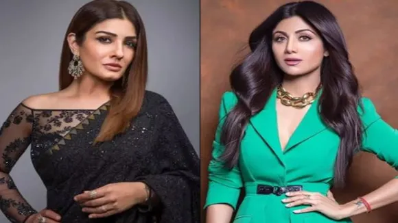 Raveena Tandon and Shilpa Shetty