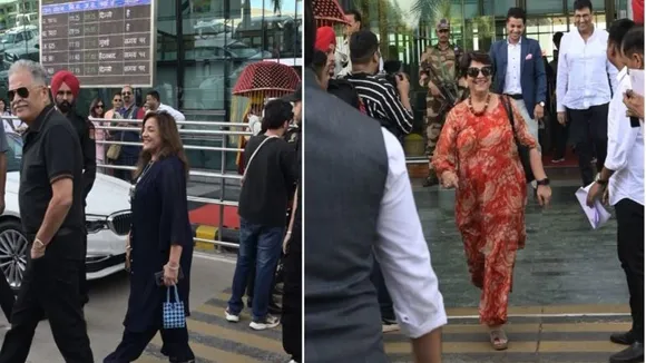 Parineeti Chopra and Raghav Chadha parents arrive at airport