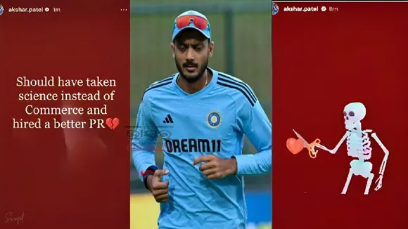 Axar Patel Viral Post Is Fake