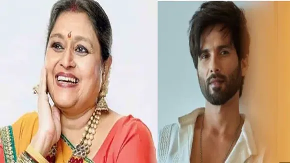 Supriya Pathak and Shahid kapoor