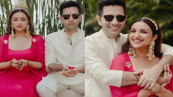 Parineeti and Raghav chadha haldi photos