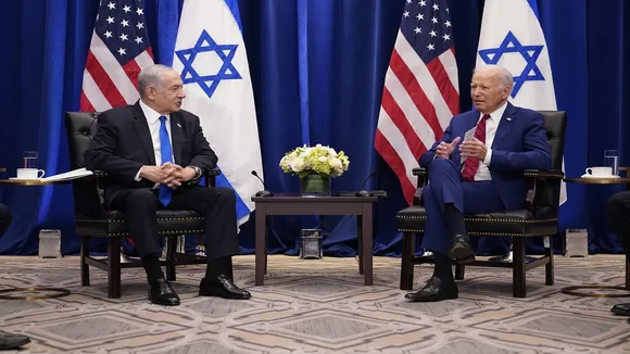 Joe Biden and Netanyahu