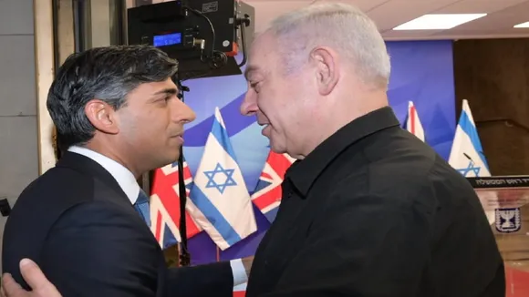 Rishi Sunak Benjamin Netanyahu