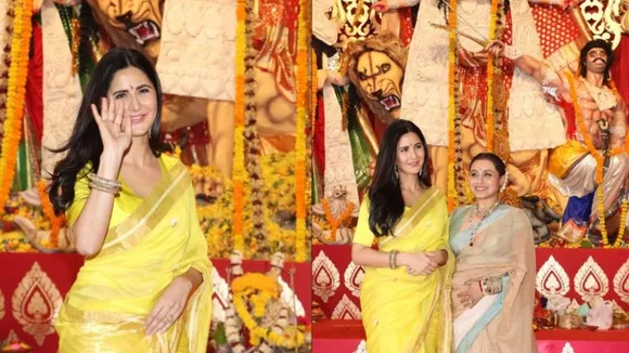 Katrina Kaif yellow saree