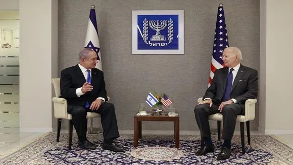 Joe Biden and Netanyahu