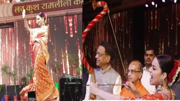 Kangana Ranaut performs ravan dahan